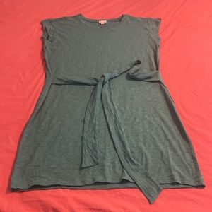 J.Crew turquoise shift dress